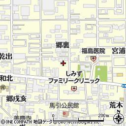 愛知県一宮市大和町馬引郷裏40周辺の地図