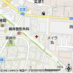 愛知県小牧市文津989-1周辺の地図