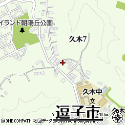 大池公園周辺の地図