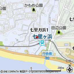 神奈川県鎌倉市七里ガ浜1丁目9周辺の地図