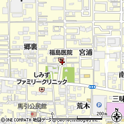 愛知県一宮市大和町馬引郷裏65周辺の地図