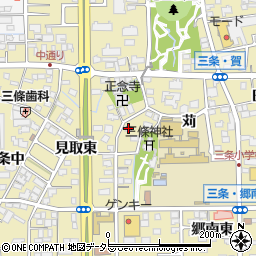 愛知県一宮市三条苅9周辺の地図