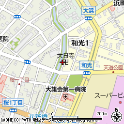 大江川緑道トイレ３周辺の地図