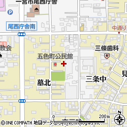 愛知県一宮市三条墓北90周辺の地図