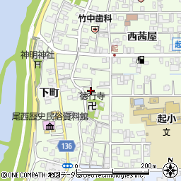 愛知県一宮市起用水東282周辺の地図