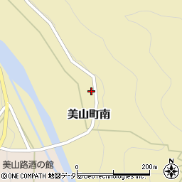 京都府南丹市美山町南下前田周辺の地図