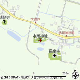 水尾神社周辺の地図