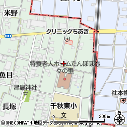 愛知県一宮市千秋町加納馬場松下26周辺の地図