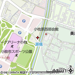 愛知県小牧市小牧原新田2621周辺の地図