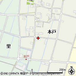 岐阜県安八郡輪之内町本戸207周辺の地図