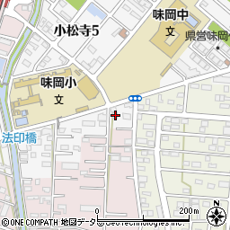 愛知県小牧市小松寺391周辺の地図