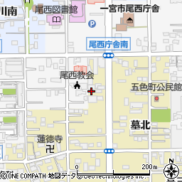 愛知県一宮市三条墓北6周辺の地図