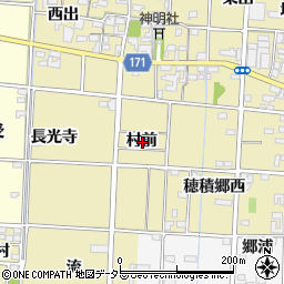 愛知県一宮市千秋町一色村前周辺の地図
