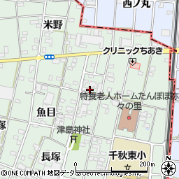 愛知県一宮市千秋町加納馬場松下1周辺の地図