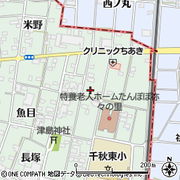 愛知県一宮市千秋町加納馬場松下7周辺の地図