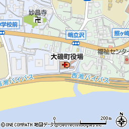 神奈川県大磯町（中郡）周辺の地図