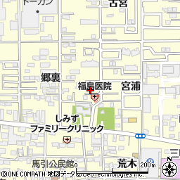 愛知県一宮市大和町馬引郷裏63周辺の地図