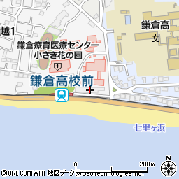 ライオンズマンション鎌倉七里ガ浜海岸周辺の地図