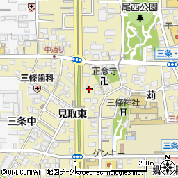 愛知県一宮市三条苅29周辺の地図