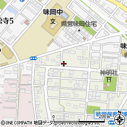 愛知県小牧市文津33周辺の地図