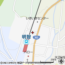 〒509-7704 岐阜県恵那市明智町駅前町の地図