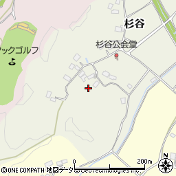 千葉県君津市杉谷周辺の地図