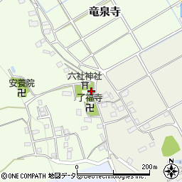 岐阜県養老郡養老町竜泉寺183周辺の地図