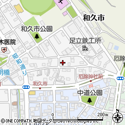 京都府福知山市和久市町74周辺の地図