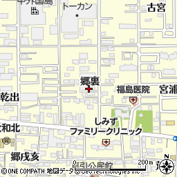 愛知県一宮市大和町馬引郷裏周辺の地図
