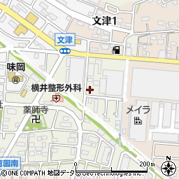 愛知県小牧市文津995周辺の地図