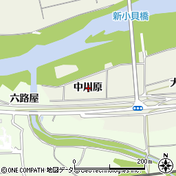 京都府綾部市小貝町中川原周辺の地図
