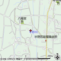 静岡県富士宮市半野170周辺の地図