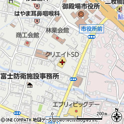 クリエイトＳＤ御殿場萩原店周辺の地図