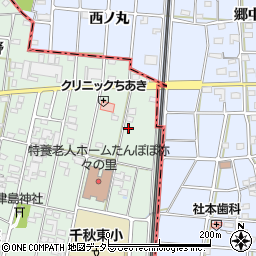 愛知県一宮市千秋町加納馬場松下31周辺の地図