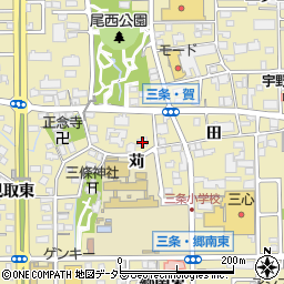 愛知県一宮市三条（新）周辺の地図