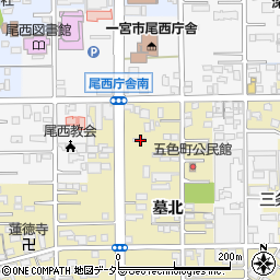 愛知県一宮市三条墓北48周辺の地図