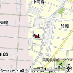 愛知県一宮市千秋町浮野寺山周辺の地図