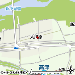 京都府綾部市小貝町大川原周辺の地図