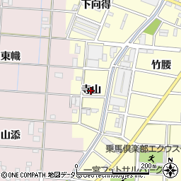 愛知県一宮市千秋町浮野（寺山）周辺の地図