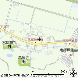 滋賀県高島市拝戸264周辺の地図