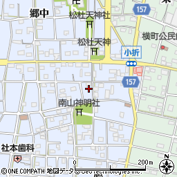 愛知県江南市田代町南出71周辺の地図