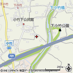 神奈川県小田原市小竹377周辺の地図