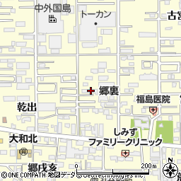 愛知県一宮市大和町馬引郷裏25-2周辺の地図