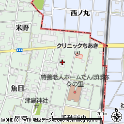 愛知県一宮市千秋町加納馬場松下4周辺の地図