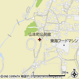 山本町公民舘周辺の地図