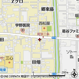 愛知県一宮市三条田畑54周辺の地図