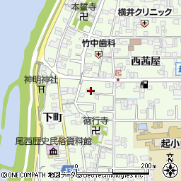 愛知県一宮市起用水東6周辺の地図