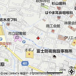 静岡県御殿場市萩原553周辺の地図