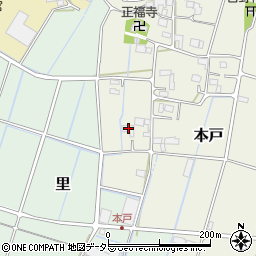 岐阜県安八郡輪之内町本戸212周辺の地図