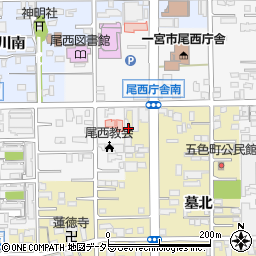 愛知県一宮市三条墓北1周辺の地図
